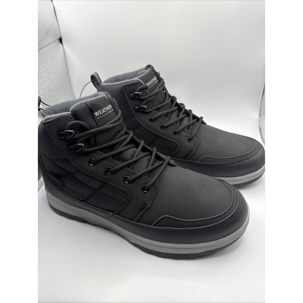 Weatherproof Jenkins Men's Size 9 Memory Foam Insole Black Boots. New